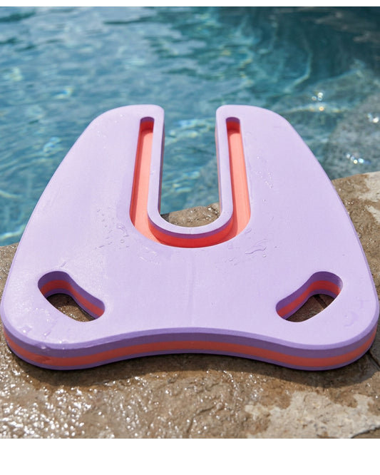 Oesi U-Channel Swim Training Board 43 x 31 cm Lavender - Lifestyle view